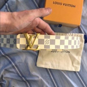 White LV belt size 40/100